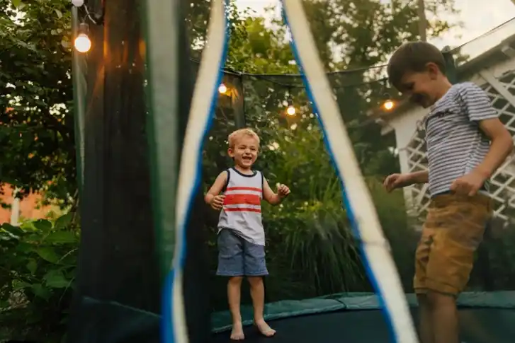 Trampoline With Lights