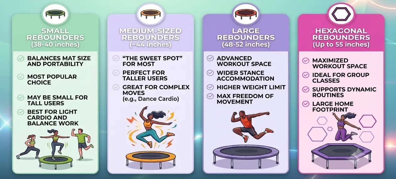 which-rebounder-size-should-you-get-infographic Which size rebounder should you get?