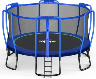 Zupapa Trampoline With Safety Enclosure Net